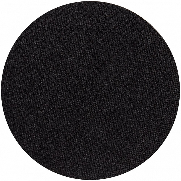 Наклейка тканевая Lunga Round, M, черная с логотипом в Нефтекамске заказать по выгодной цене в кибермаркете AvroraStore