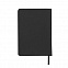 Ежедневник недатированный Duncan, А5,  черный, белый блок с логотипом в Нефтекамске заказать по выгодной цене в кибермаркете AvroraStore