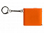 Брелок-рулетка с фонариком, 1 м., оранжевый/белый с логотипом в Нефтекамске заказать по выгодной цене в кибермаркете AvroraStore