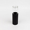 Бутылка стеклянная с силиконовой манжетой и бамбуковой крышкой  Glass , черный с логотипом в Нефтекамске заказать по выгодной цене в кибермаркете AvroraStore