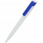 Ручка пластиковая Accent, синяя с логотипом в Нефтекамске заказать по выгодной цене в кибермаркете AvroraStore