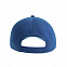 Бейсболка FIJI, 5 клиньев, 100 % переработанный полиэстер, липучка, синий с логотипом в Нефтекамске заказать по выгодной цене в кибермаркете AvroraStore