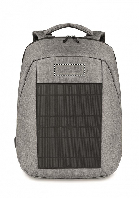 Рюкзак с солнечной батареей с логотипом в Нефтекамске заказать по выгодной цене в кибермаркете AvroraStore
