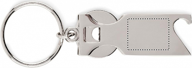 Брелок для ключей Euro Token с логотипом в Нефтекамске заказать по выгодной цене в кибермаркете AvroraStore