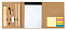 Школьный набор SCHOOL DAYS, коричневый с логотипом в Нефтекамске заказать по выгодной цене в кибермаркете AvroraStore