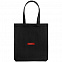 Холщовая сумка «100% Новый год», черная с логотипом в Нефтекамске заказать по выгодной цене в кибермаркете AvroraStore