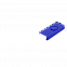 Корпус для флешки Designer Синий с логотипом в Нефтекамске заказать по выгодной цене в кибермаркете AvroraStore