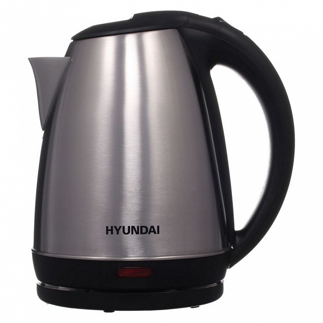 Чайник Drink Wink, серебристый с черным с логотипом в Нефтекамске заказать по выгодной цене в кибермаркете AvroraStore