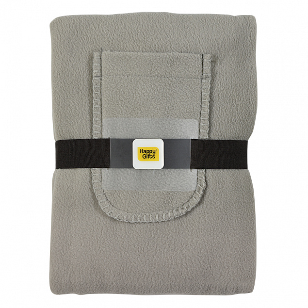 Плед  "Уютный" с карманами для ног; с логотипом в Нефтекамске заказать по выгодной цене в кибермаркете AvroraStore