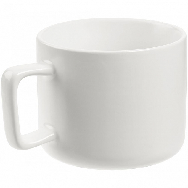 Чашка Jumbo, матовая, белая с логотипом в Нефтекамске заказать по выгодной цене в кибермаркете AvroraStore