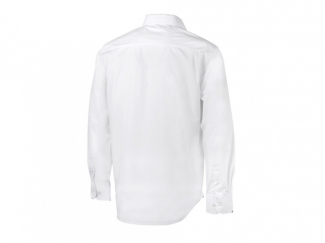Рубашка Houston мужская с длинным рукавом, белый с логотипом в Нефтекамске заказать по выгодной цене в кибермаркете AvroraStore