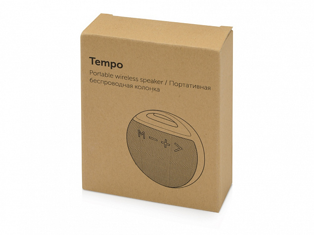 Портативная колонка «Tempo» с логотипом в Нефтекамске заказать по выгодной цене в кибермаркете AvroraStore