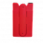 Держатель карт на телефоне Skat, красный с логотипом в Нефтекамске заказать по выгодной цене в кибермаркете AvroraStore