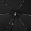 Зонт складной TS220 с безопасным механизмом, черный с логотипом в Нефтекамске заказать по выгодной цене в кибермаркете AvroraStore