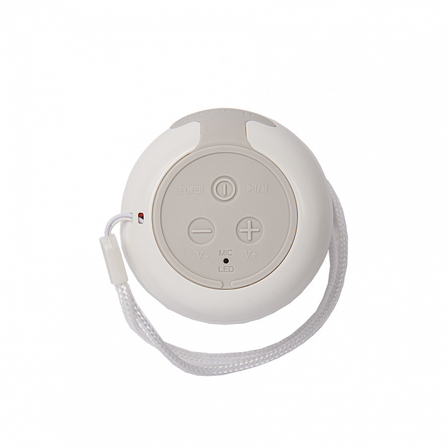 Портативная mini Bluetooth-колонка Sound Burger "Bang" белая с логотипом в Нефтекамске заказать по выгодной цене в кибермаркете AvroraStore