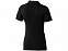 Рубашка поло Markham женская, черный/антрацит с логотипом в Нефтекамске заказать по выгодной цене в кибермаркете AvroraStore