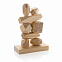 Набор деревянных балансирующих камней Ukiyo Crios с логотипом в Нефтекамске заказать по выгодной цене в кибермаркете AvroraStore
