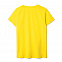 Футболка женская T-bolka Lady, желтая с логотипом в Нефтекамске заказать по выгодной цене в кибермаркете AvroraStore
