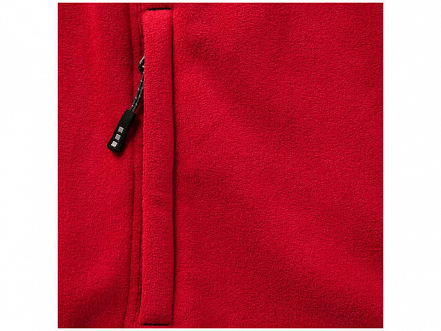 Куртка флисовая Brossard мужская, красный с логотипом в Нефтекамске заказать по выгодной цене в кибермаркете AvroraStore