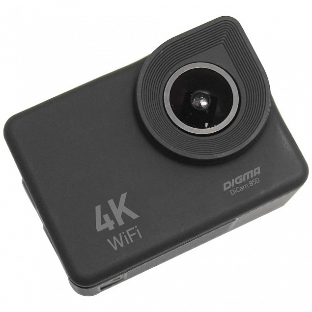 Экшн-камера Digma DiCam 850, черная с логотипом в Нефтекамске заказать по выгодной цене в кибермаркете AvroraStore