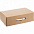 Коробка Matter Light, крафт с белой ручкой с логотипом в Нефтекамске заказать по выгодной цене в кибермаркете AvroraStore