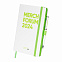Ежедневник Portobello Trend, Arctic, недатированный, белый/зеленый с логотипом в Нефтекамске заказать по выгодной цене в кибермаркете AvroraStore