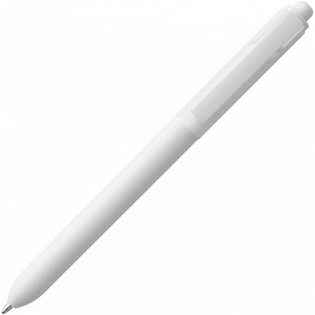 Ручка шариковая Hint Special, белая с логотипом в Нефтекамске заказать по выгодной цене в кибермаркете AvroraStore
