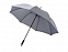 Зонт трость Halo, механический 30, серый с логотипом в Нефтекамске заказать по выгодной цене в кибермаркете AvroraStore