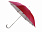 Зонт-трость полуавтомат Майорка, красный/серебристый с логотипом в Нефтекамске заказать по выгодной цене в кибермаркете AvroraStore