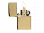 Зажигалка ZIPPO Classic с покрытием High Polish Brass с логотипом в Нефтекамске заказать по выгодной цене в кибермаркете AvroraStore