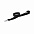 Ланъярд NECK, черный, полиэстер, 2х50 см с логотипом в Нефтекамске заказать по выгодной цене в кибермаркете AvroraStore