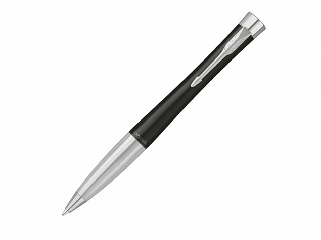 Ручка Parker шариковая "Urban Muted Black CT" с логотипом в Нефтекамске заказать по выгодной цене в кибермаркете AvroraStore