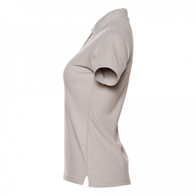 Рубашка поло Рубашка женская 04WL Светло-серый с логотипом в Нефтекамске заказать по выгодной цене в кибермаркете AvroraStore