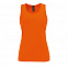 Майка женская Sporty TT Women, оранжевый неон с логотипом в Нефтекамске заказать по выгодной цене в кибермаркете AvroraStore