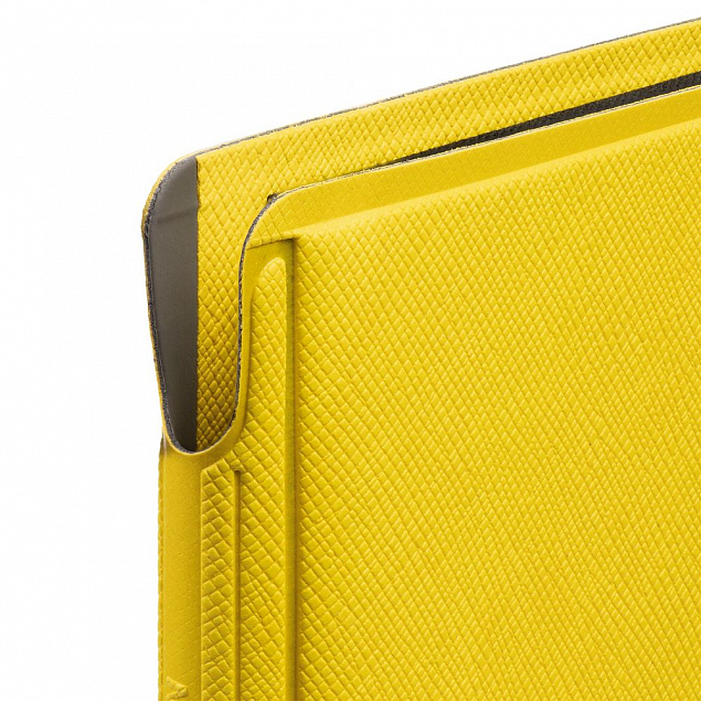 Блокнот Dual, желтый с логотипом в Нефтекамске заказать по выгодной цене в кибермаркете AvroraStore