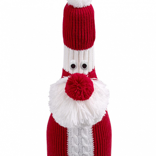 Чехол для бутылки «Дед Мороз» с логотипом в Нефтекамске заказать по выгодной цене в кибермаркете AvroraStore