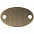 Шильдик металлический Alfa Oval, бронзовый с логотипом в Нефтекамске заказать по выгодной цене в кибермаркете AvroraStore