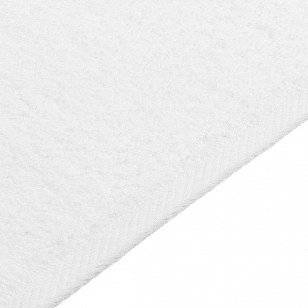 Полотенце Odelle, большое, белое с логотипом в Нефтекамске заказать по выгодной цене в кибермаркете AvroraStore