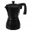 Гейзерная кофеварка Siena, черная с логотипом в Нефтекамске заказать по выгодной цене в кибермаркете AvroraStore