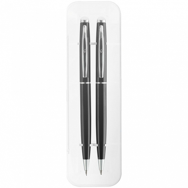 Набор Phrase: ручка и карандаш, черный с логотипом в Нефтекамске заказать по выгодной цене в кибермаркете AvroraStore