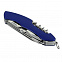 Карманный нож Mainz с 12 функциями, синий с логотипом в Нефтекамске заказать по выгодной цене в кибермаркете AvroraStore