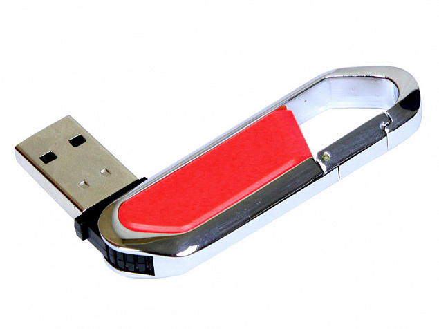 USB 2.0- флешка на 8 Гб в виде карабина с логотипом в Нефтекамске заказать по выгодной цене в кибермаркете AvroraStore