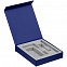 Коробка Latern для аккумулятора 5000 мАч, флешки и ручки, синяя с логотипом в Нефтекамске заказать по выгодной цене в кибермаркете AvroraStore