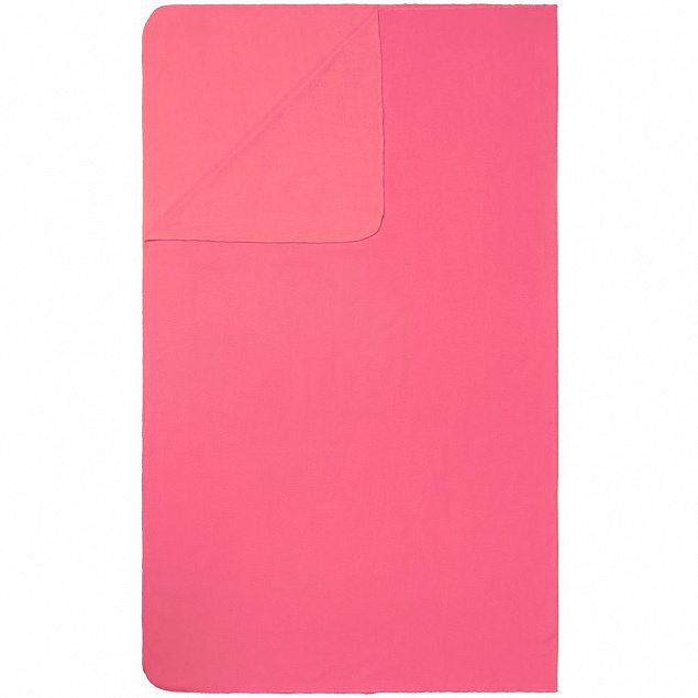 Дорожный плед Voyager, розовый (коралловый) с логотипом в Нефтекамске заказать по выгодной цене в кибермаркете AvroraStore