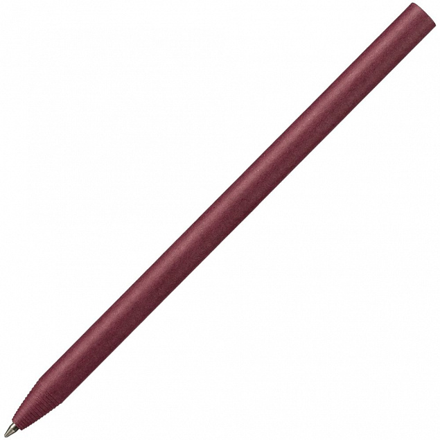 Ручка шариковая Carton Plus, бордовая с логотипом в Нефтекамске заказать по выгодной цене в кибермаркете AvroraStore