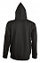 Толстовка мужская на молнии с капюшоном Seven Men 290, черная с логотипом в Нефтекамске заказать по выгодной цене в кибермаркете AvroraStore