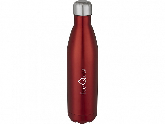 Cove Бутылка из нержавеющей стали объемом 750 мл с вакуумной изоляцией, красный с логотипом в Нефтекамске заказать по выгодной цене в кибермаркете AvroraStore