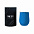 Набор Cofer Tube софт-тач CO12s black, синий с логотипом в Нефтекамске заказать по выгодной цене в кибермаркете AvroraStore