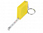 Брелок-рулетка, 1 м., желтый с логотипом в Нефтекамске заказать по выгодной цене в кибермаркете AvroraStore