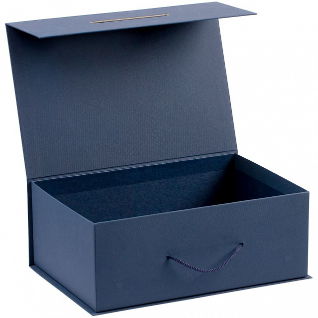 Коробка New Case, синяя с логотипом в Нефтекамске заказать по выгодной цене в кибермаркете AvroraStore